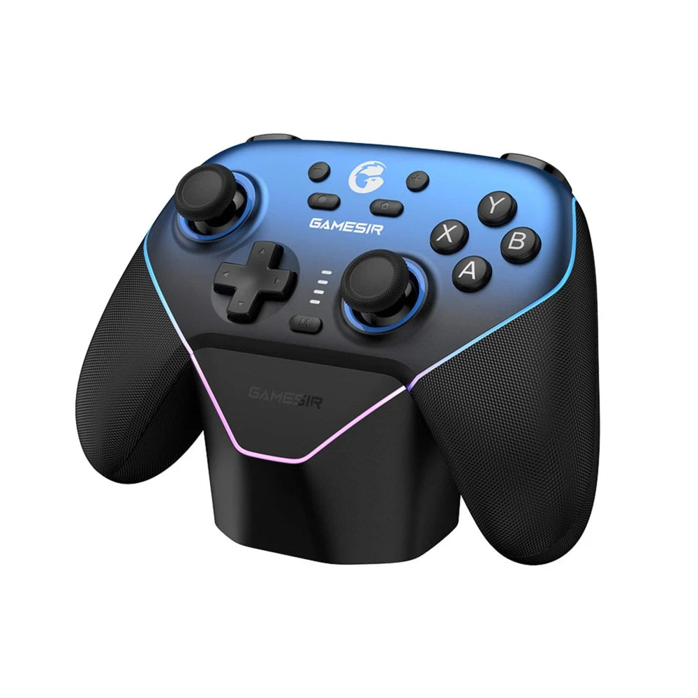 GameSir - Super Nova Wireless Gaming Controller Nintendo Switch/Switch 2/PC/iOS/Android, Hall Effect Stick/Trigger, Charging Dock - Blue